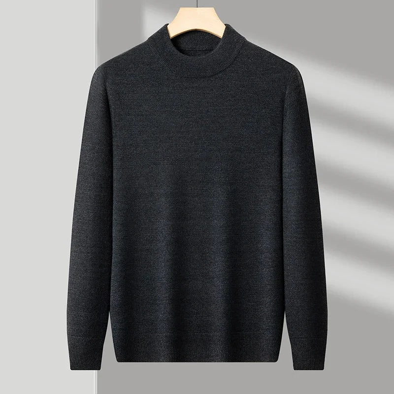 Men's Mock Neck Sweater