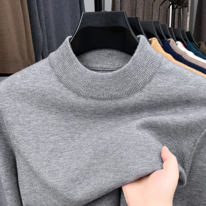 Men's Mock Neck Sweater