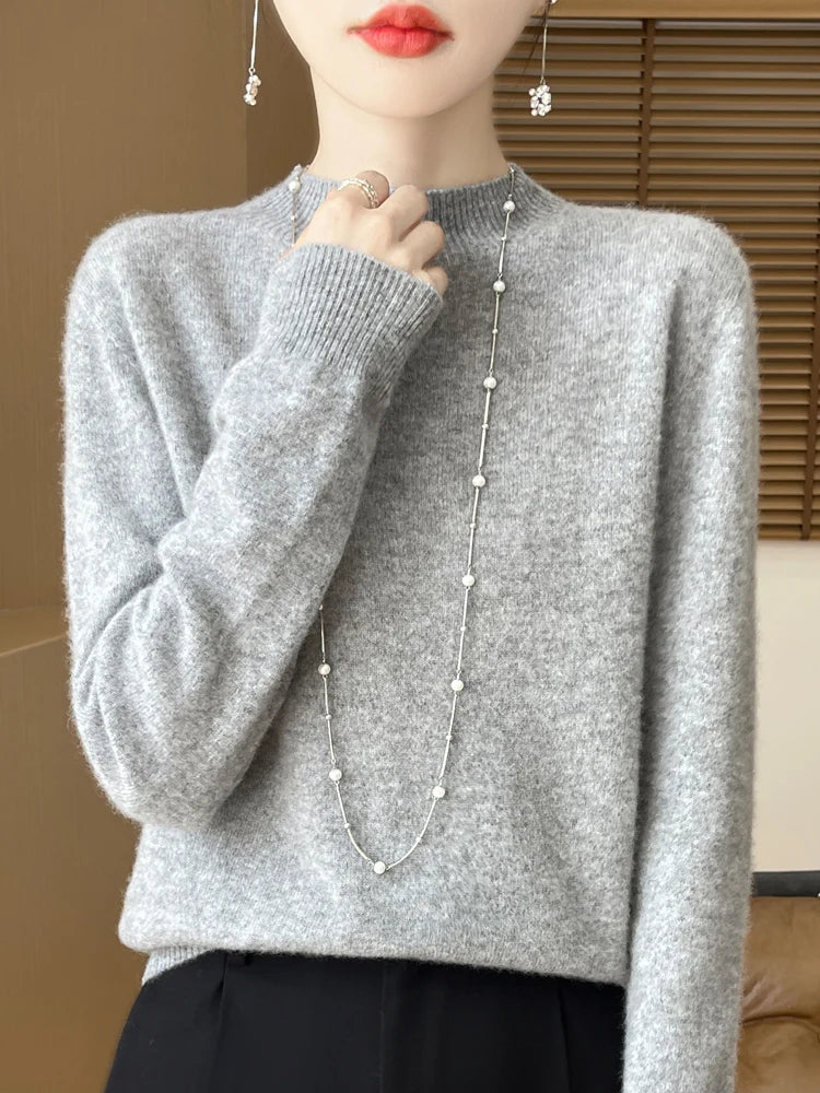 Women's Mock Neck Sweater