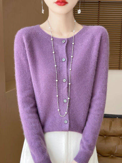 Women's Classic Crewneck Cardigan