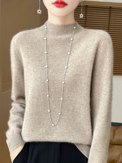 Women's Mock Neck Sweater