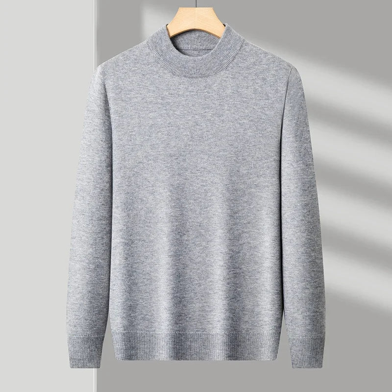Men's Mock Neck Sweater
