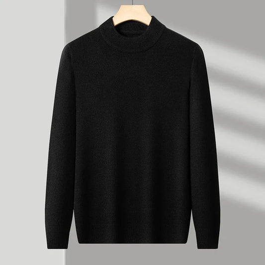 Men's Mock Neck Sweater
