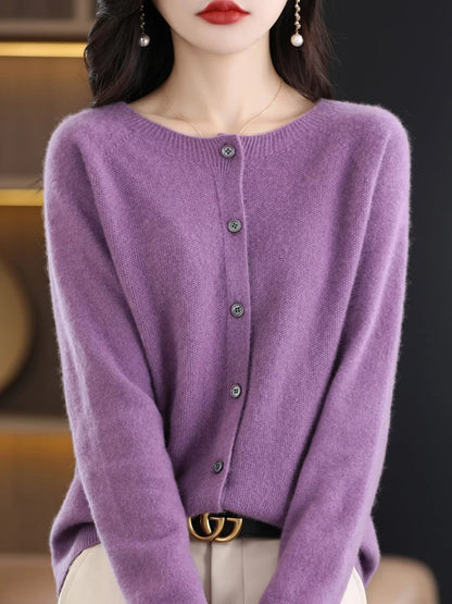 Women's Classic Crewneck Cardigan