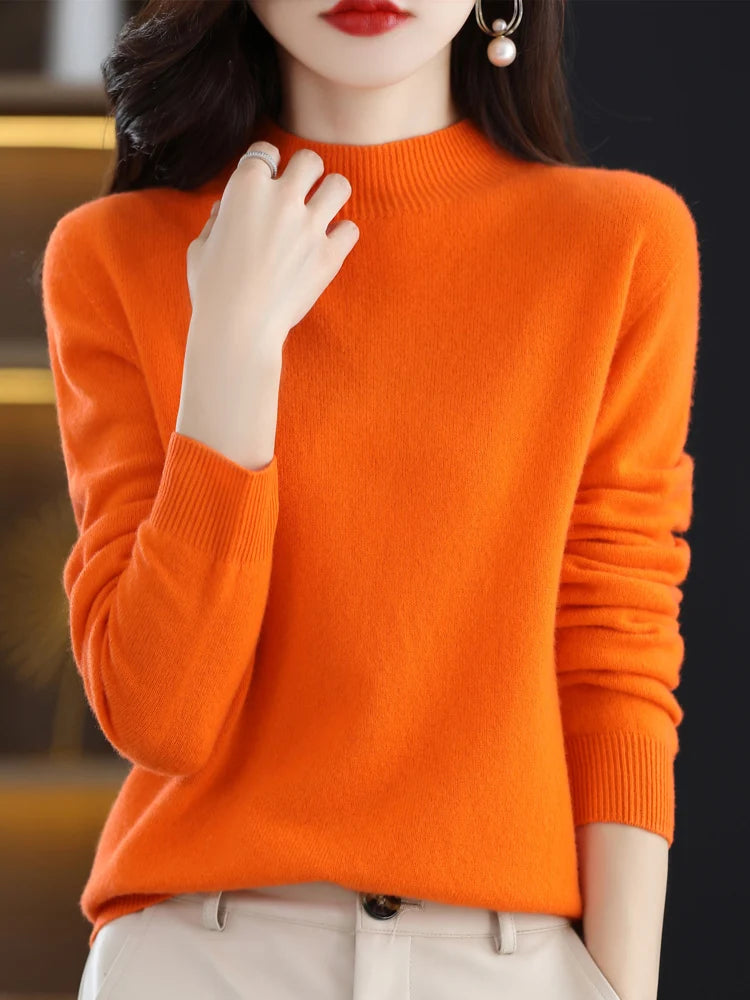 Women's Mock Neck Sweater