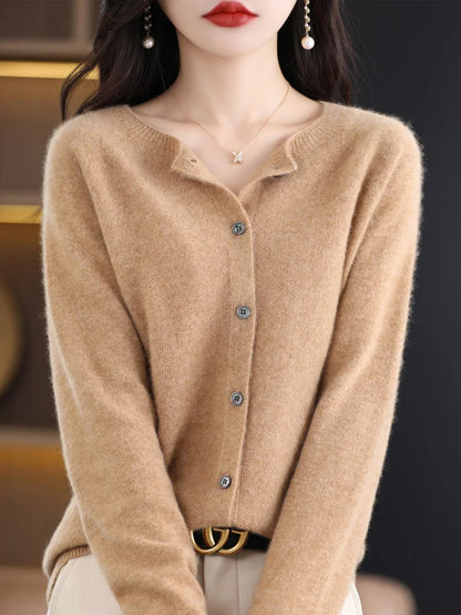 Women's Classic Crewneck Cardigan