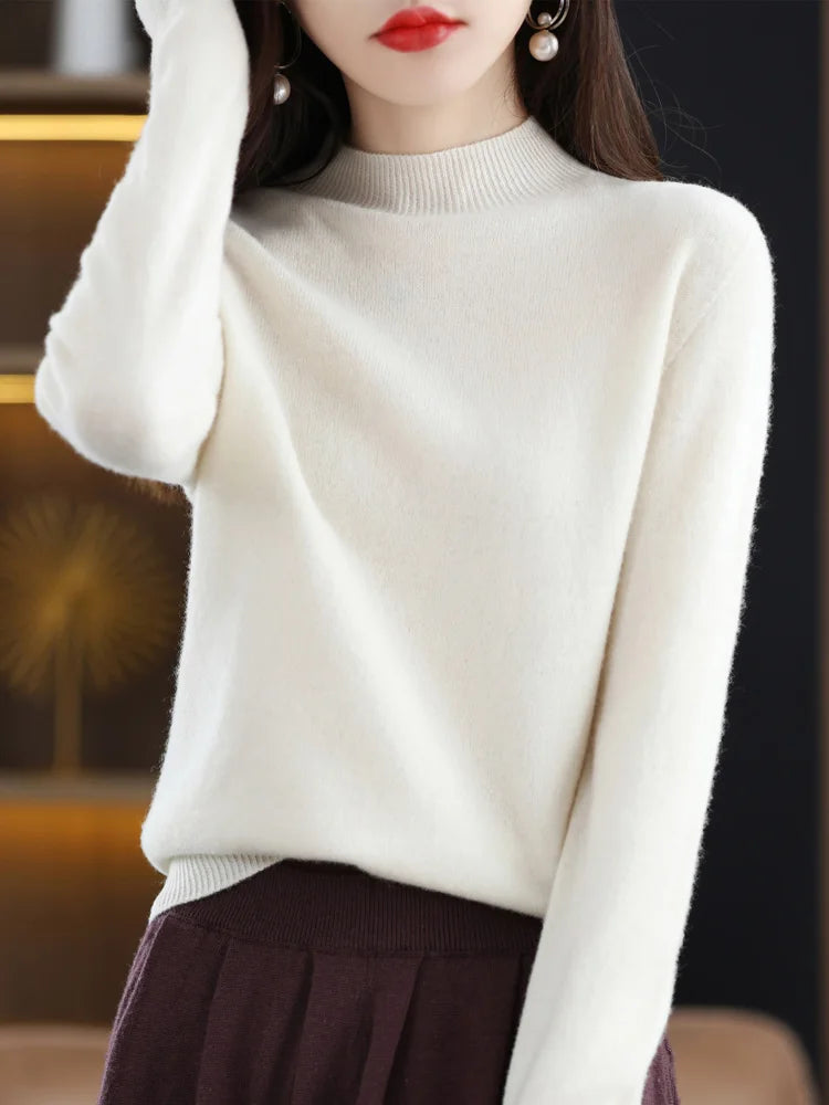 Women's Mock Neck Sweater