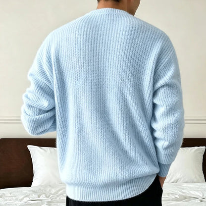 Men's Ribbed Crewneck Sweater
