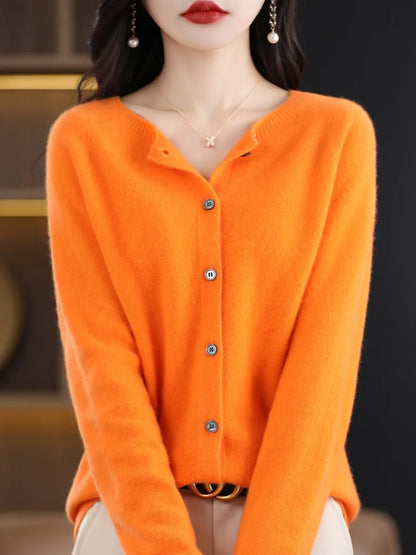 Women's Classic Crewneck Cardigan