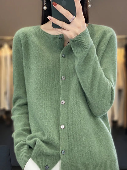 Women's Classic Crewneck Cardigan