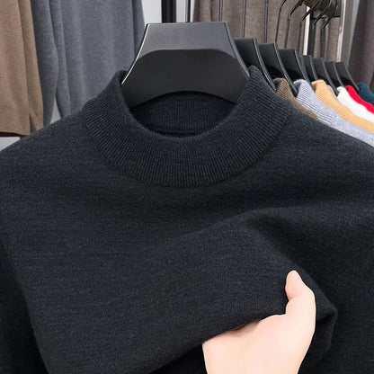 Men's Mock Neck Sweater