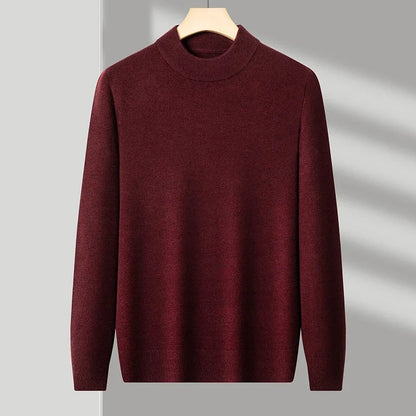 Men's Mock Neck Sweater