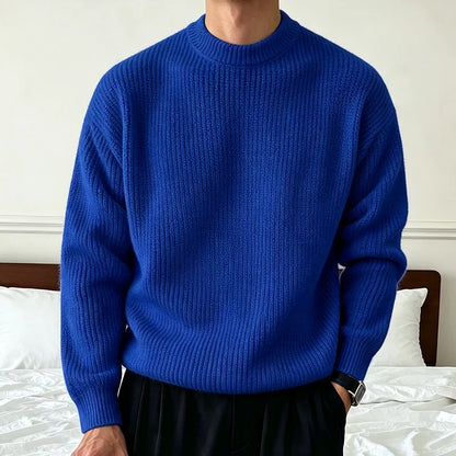 Men's Ribbed Crewneck Sweater