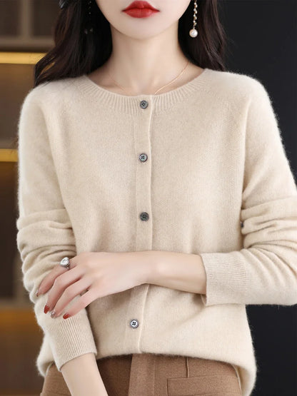 Women's Classic Crewneck Cardigan