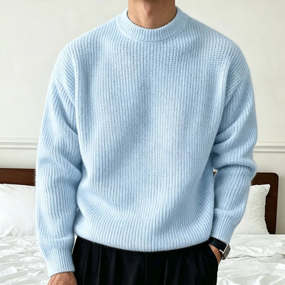 Men's Ribbed Crewneck Sweater