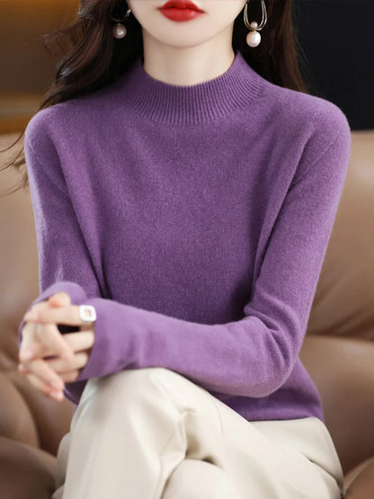 Women's Mock Neck Sweater