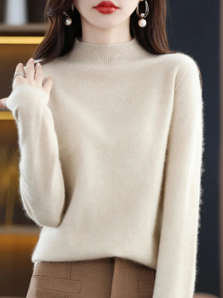 Women's Mock Neck Sweater