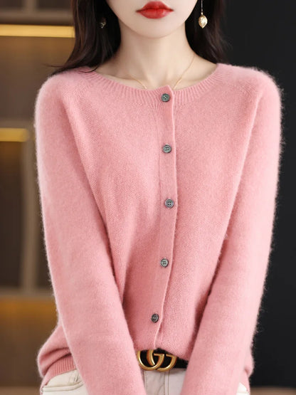 Women's Classic Crewneck Cardigan