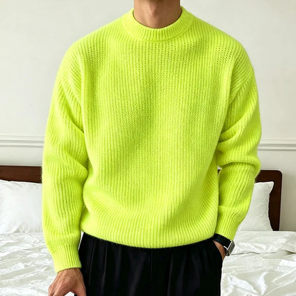 Men's Ribbed Crewneck Sweater